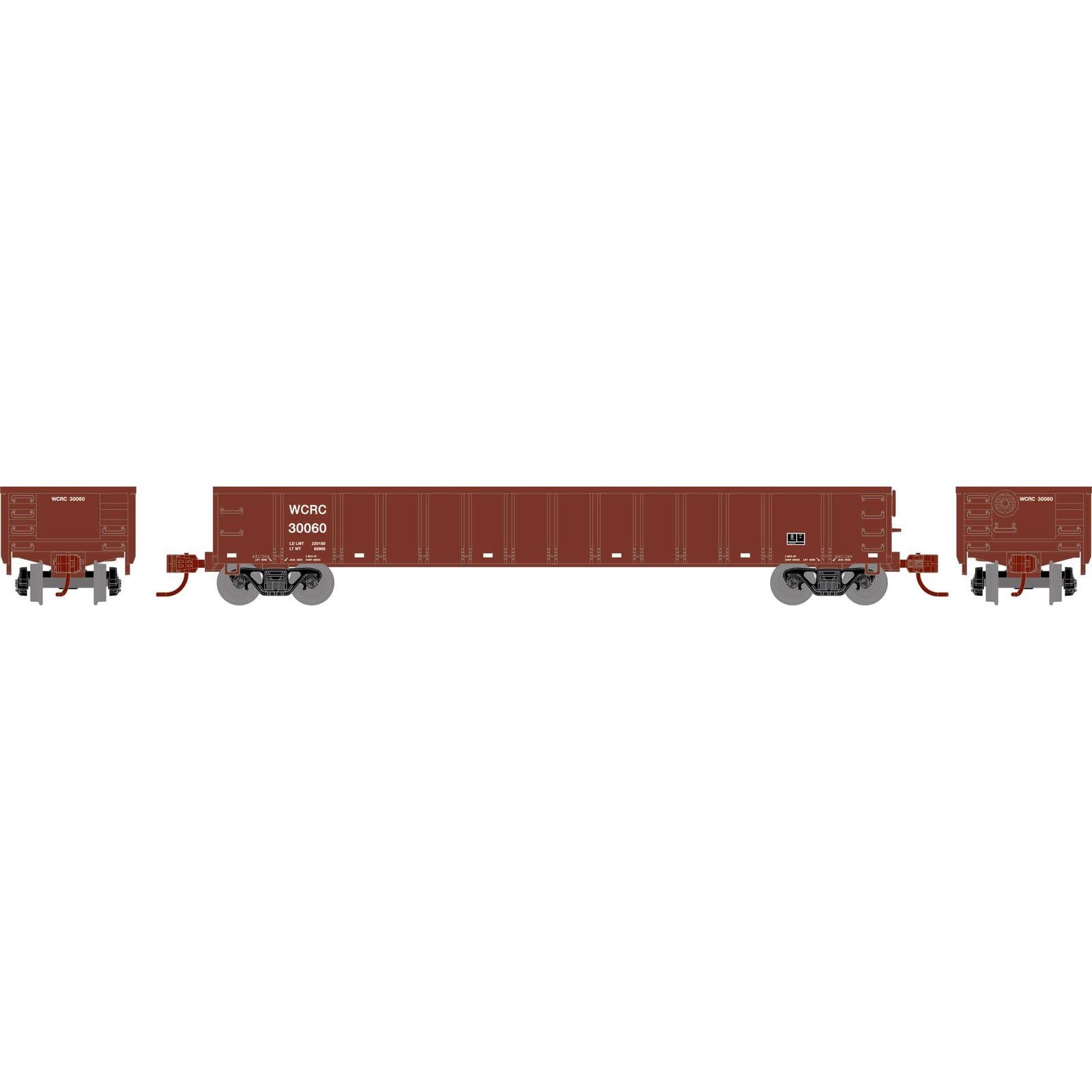 8398 HO 52' Mill Gondola Washington Central 30060