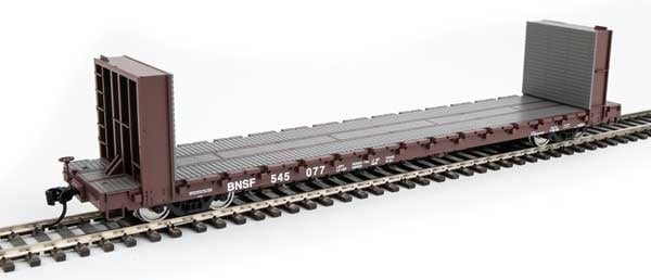 9105859 HO 60' Bhd Flatcar BNSF #545077