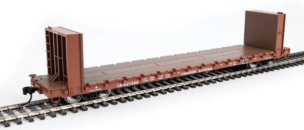 9105866 HO 60' Bkhd Flatcar CN #621346