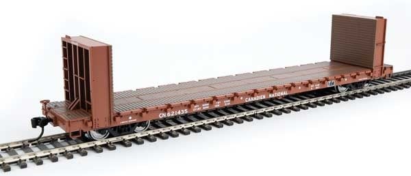 9105868 HO 60' Bkhd Flatcar CN #621435