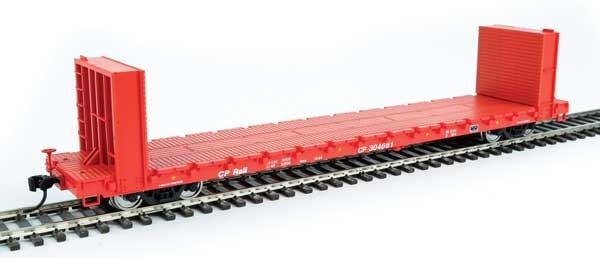 9105871 HO 60' Bkhd Flatcar CP #304661