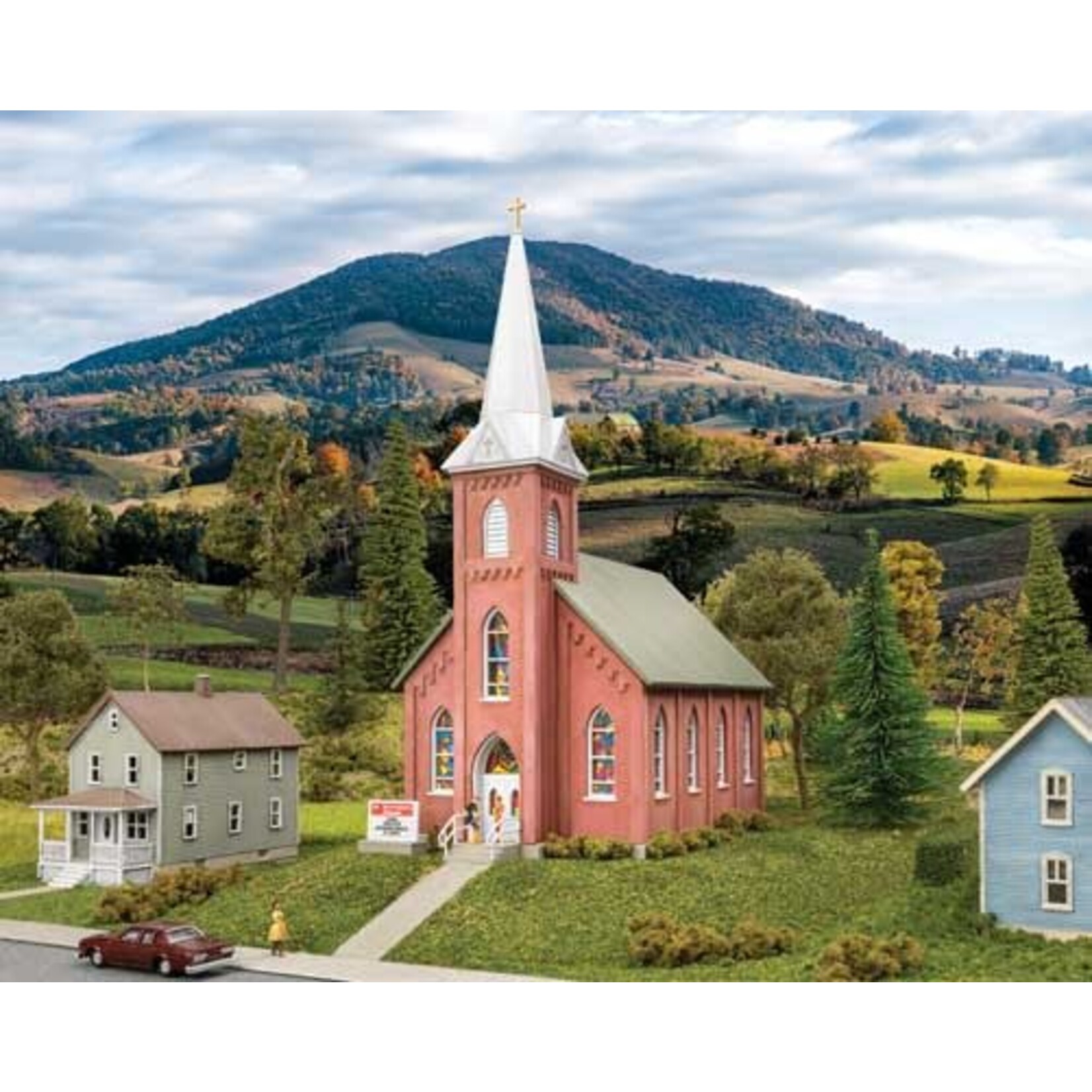 Walthers 9333858 N Brick Church Kit