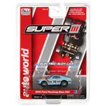 Auto World SC383 Super III 1970 Ford Mustang Boss 302 Gulf Blue