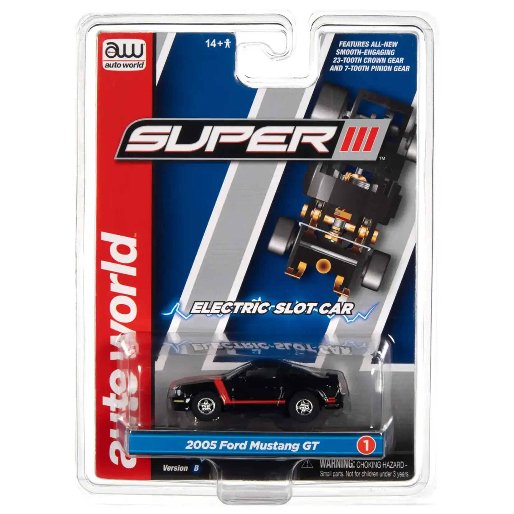Auto World SC383 Super III 2005 Ford Mustang GT Black
