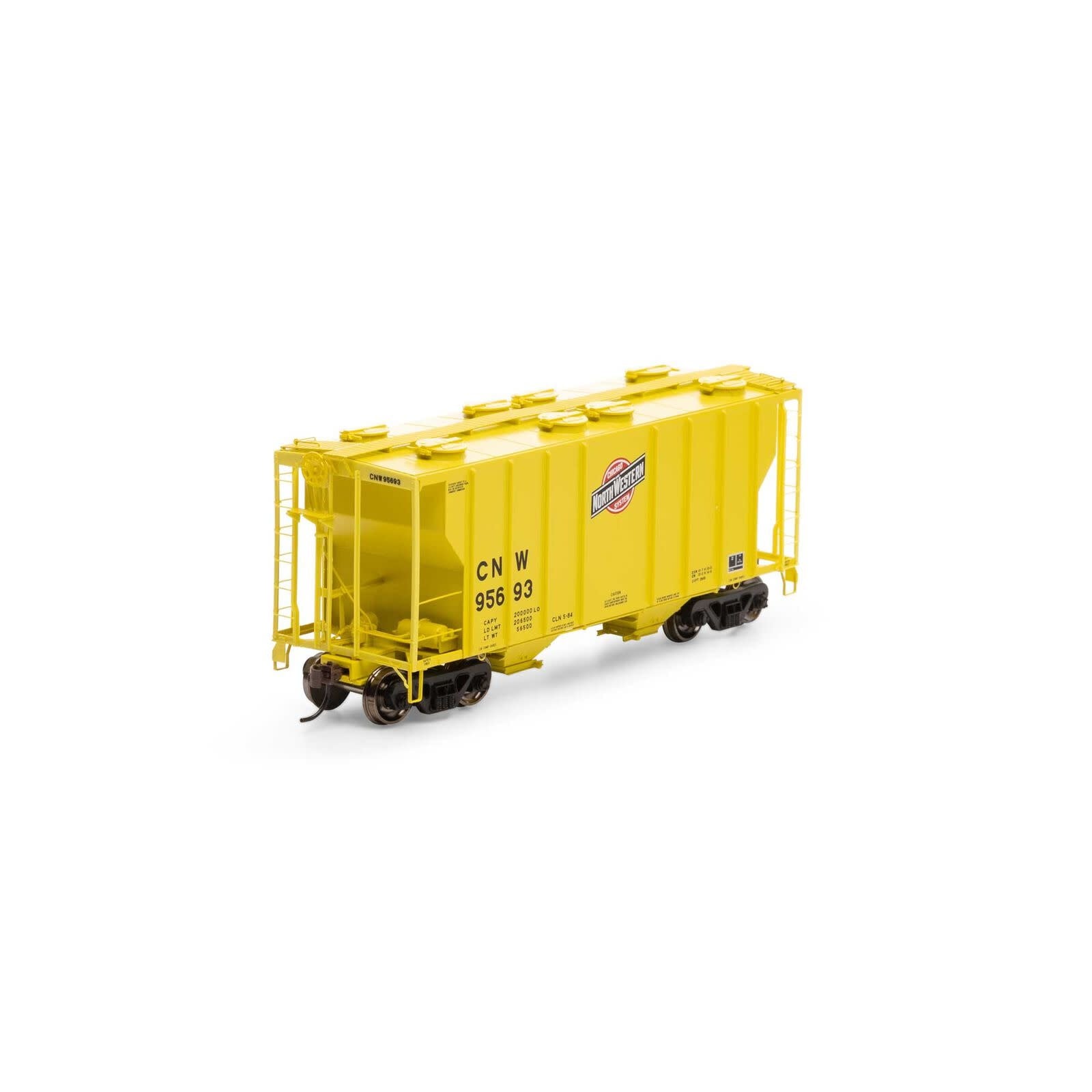 63810 HO PS-2 2600 Covered Hopper C&NW 95693
