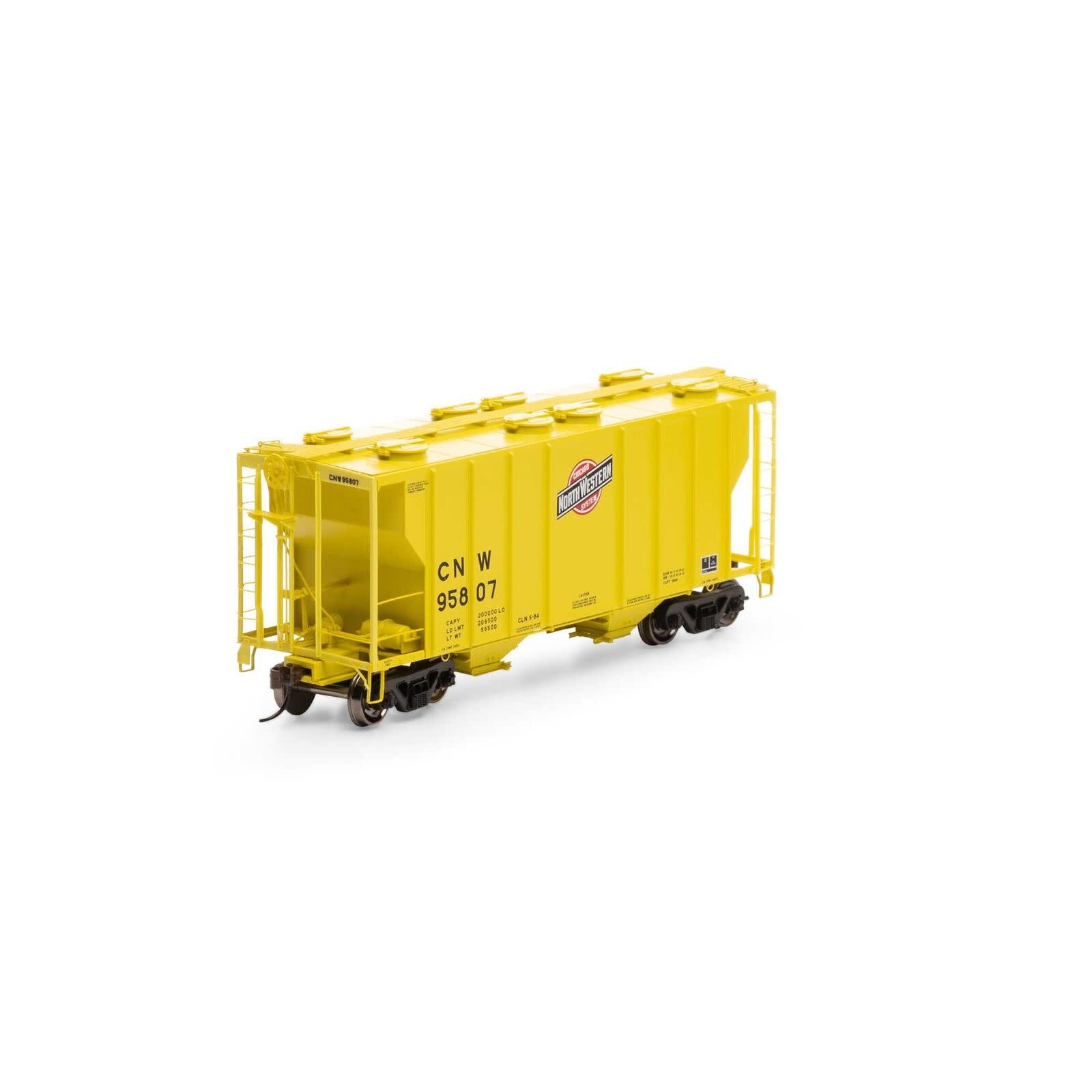 63811 HO PS-2 2600 Covered Hopper C&NW 95807