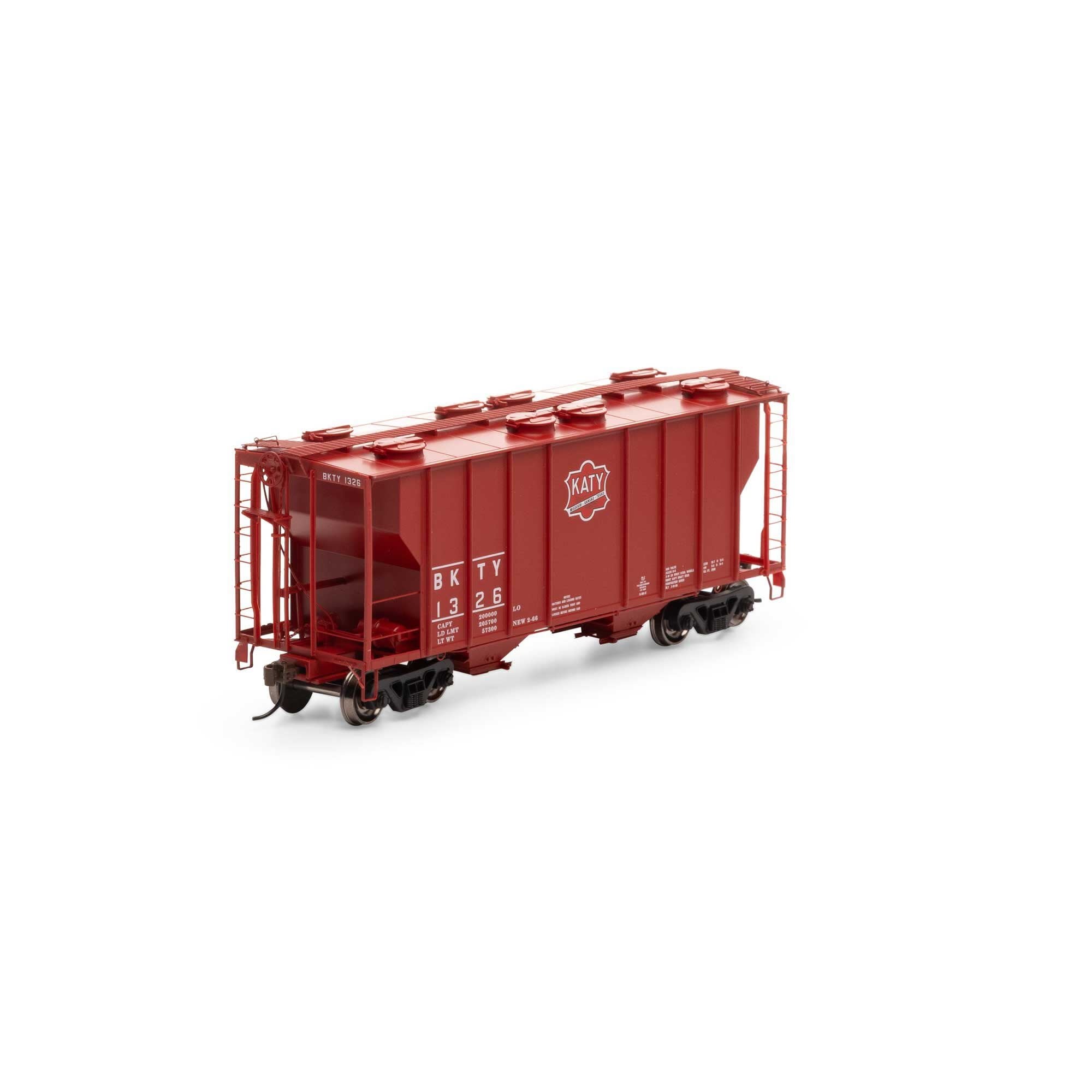 63820 HO PS-2 2600 Covered Hopper MKT 1326