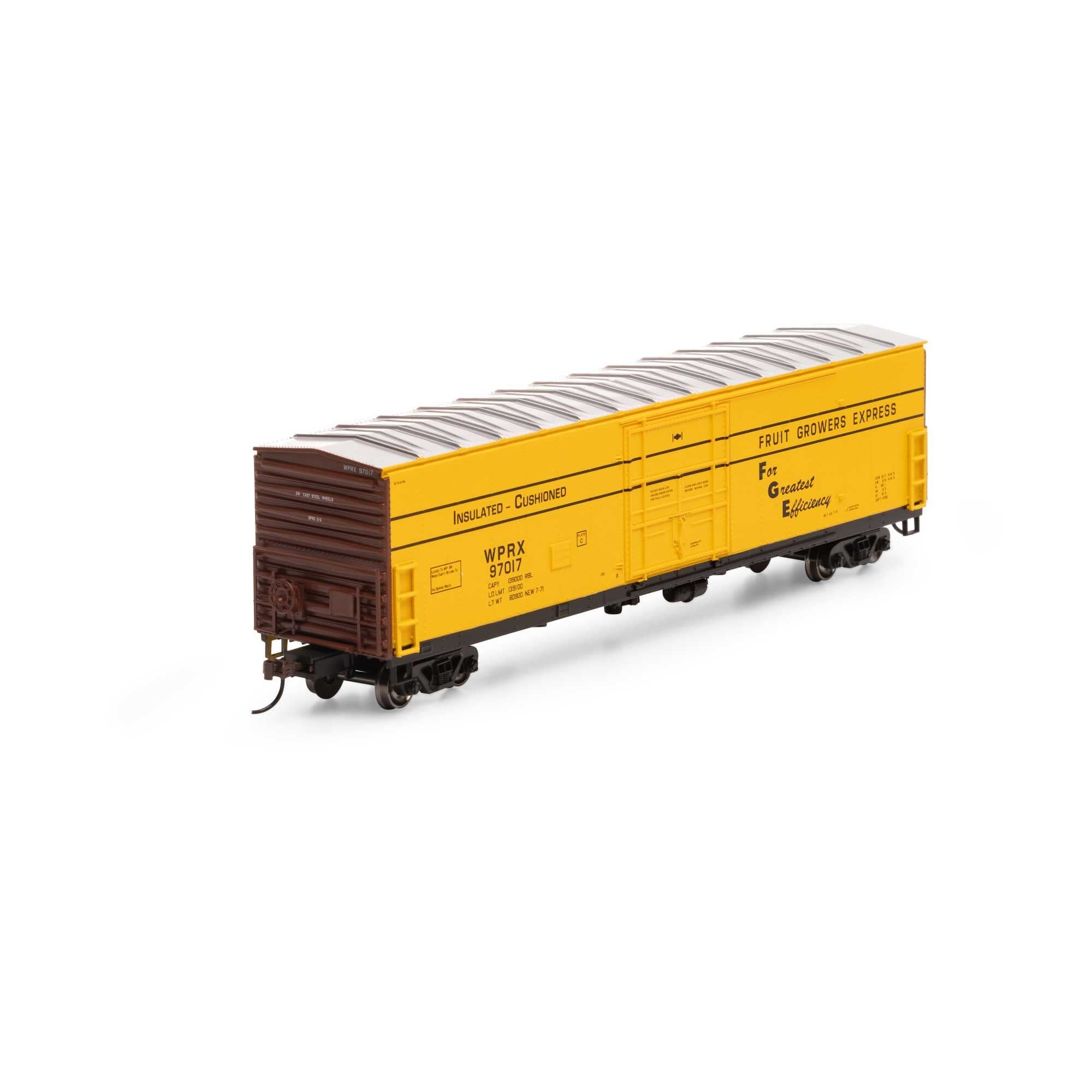 71062 HO 50' Superior Plug Box WPRX 97017