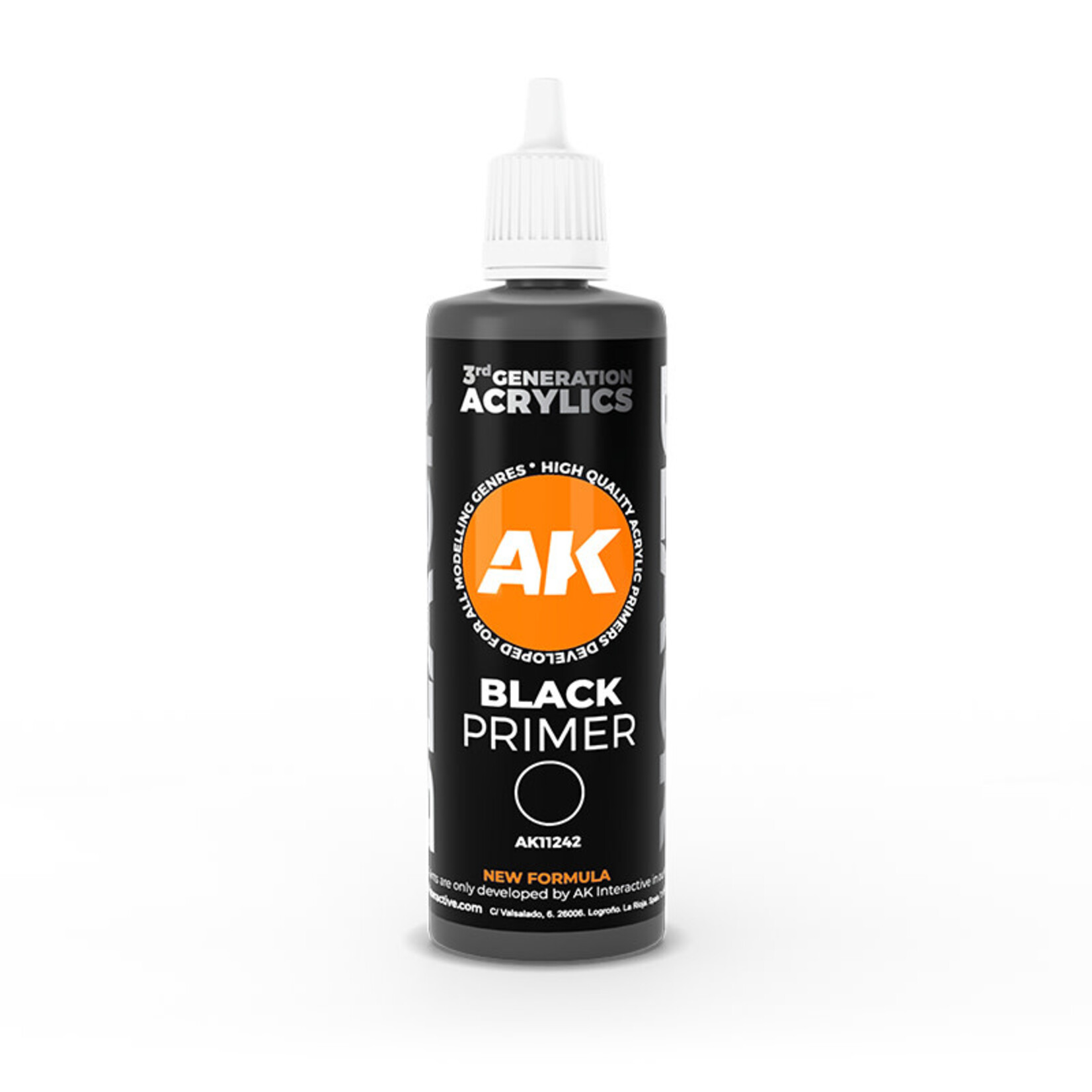 AK Interactive 11242 3G Black Primer 100ml