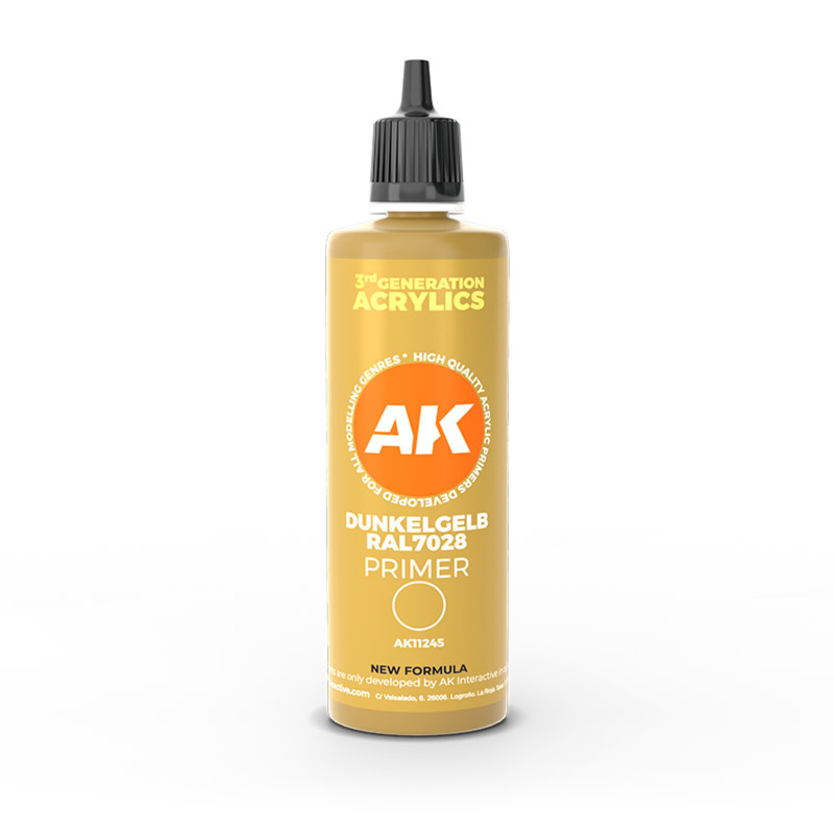 AK Interactive 11245 3G Dark Yellow Primer 100ml