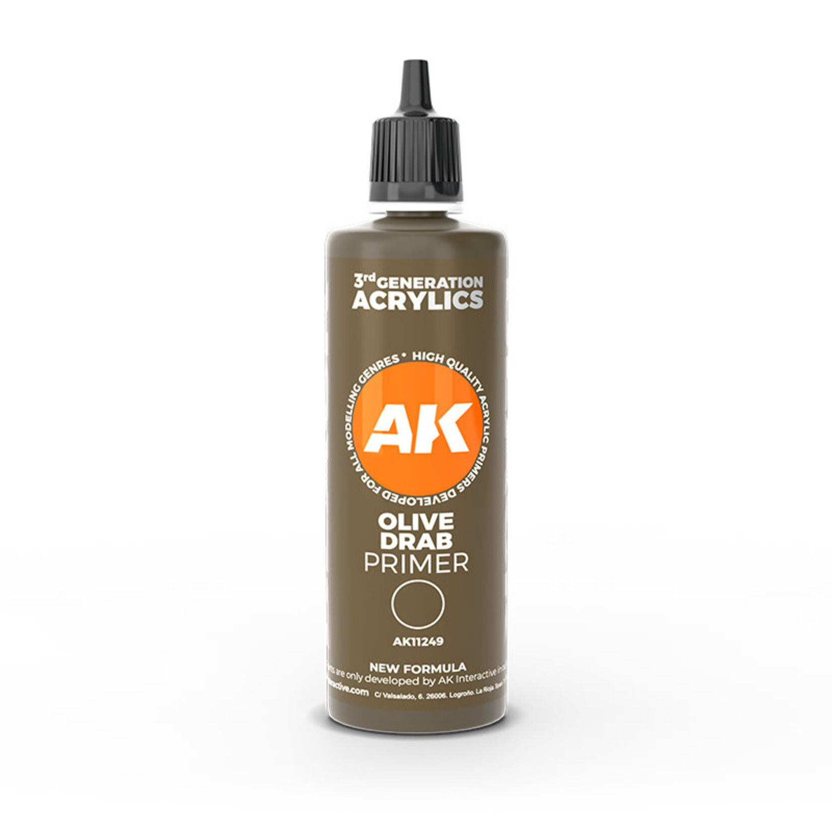 AK Interactive 11249 3G Olive Drab Primer 100ml