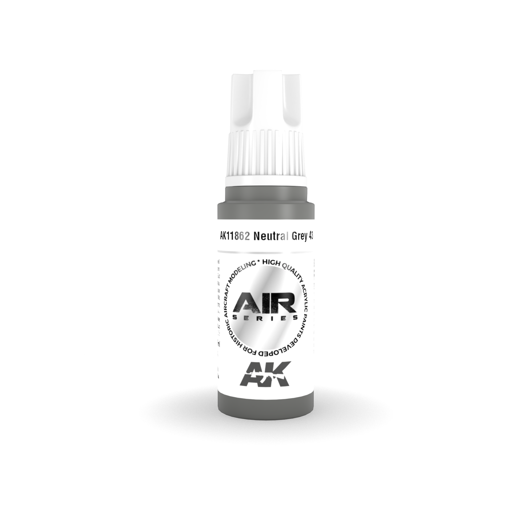 AK Interactive 11862 3G Air Neutral Grey 43