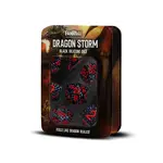 Fanroll 10933 7 Die Set Silicone Dragon Storm Black Dragon Scales
