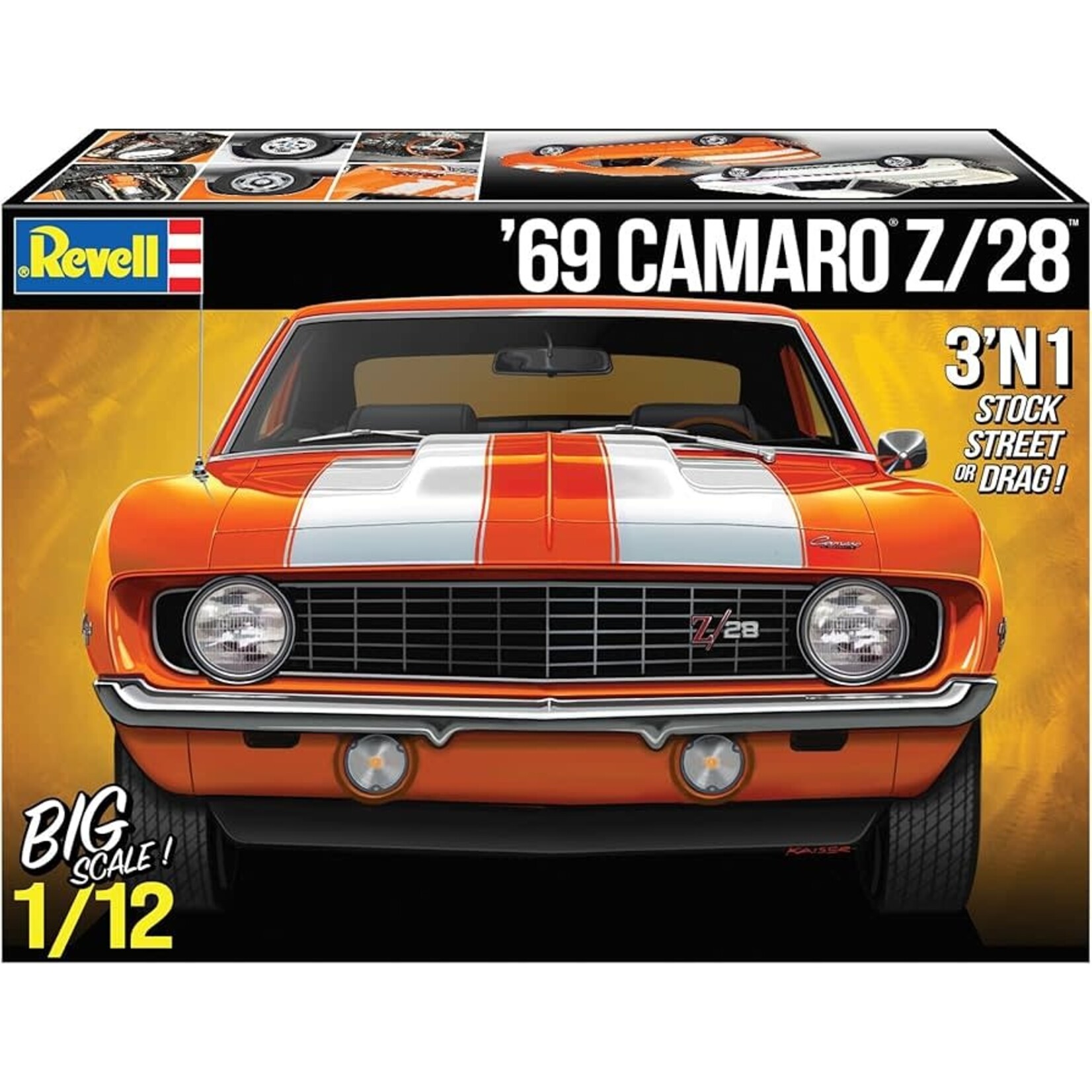 Revell 12812 1/12 1969 Camaro Z/28 3n1 Skill 5