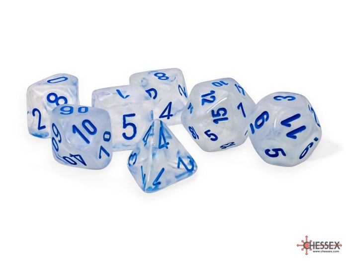 22581 7 Die Set Mega Hedrals Borealis Luminary Icicle/Light Blue