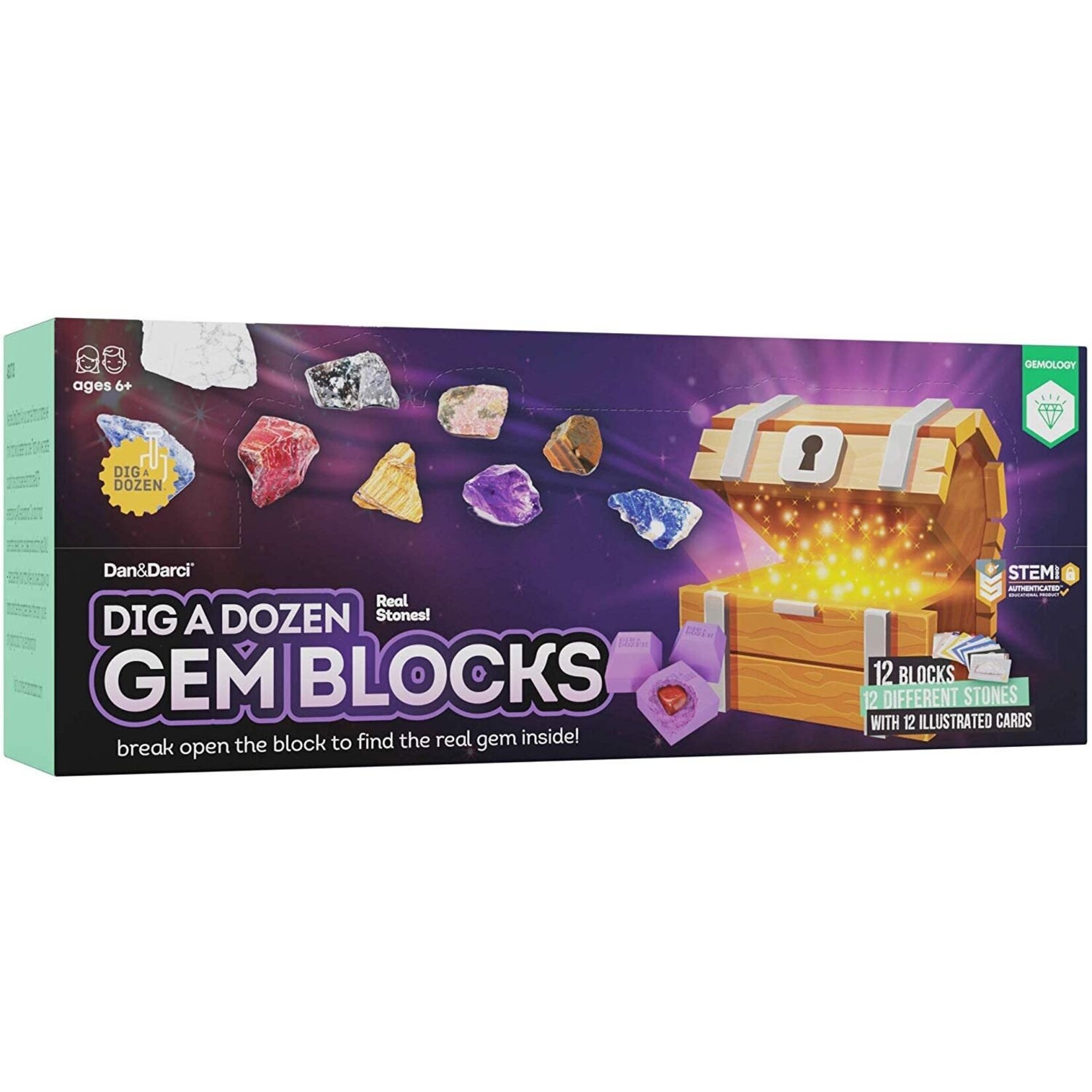 Dan&Darci Dig a Dozen Gem Blocks
