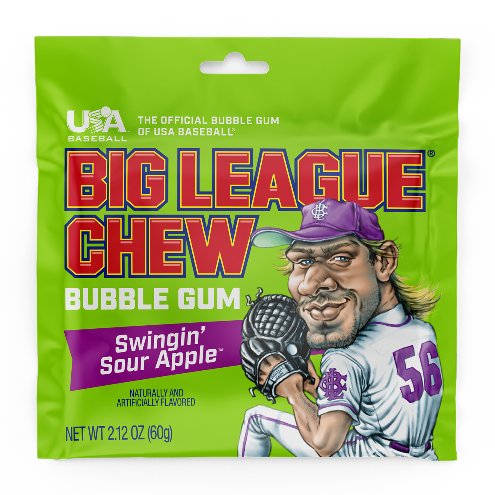 Candy Big League Chew Swingin Sour Apple