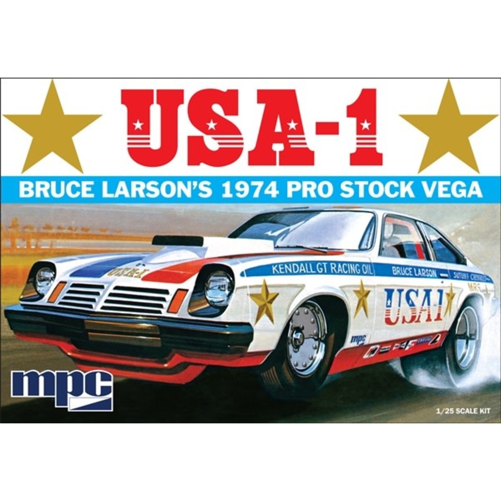 MPC 828 1/25 Bruce Larson USA-1 Pro Stock Vega