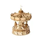 Hands Craft 3D Laser Cut Wooden Puzzle: Merry-Go-Round