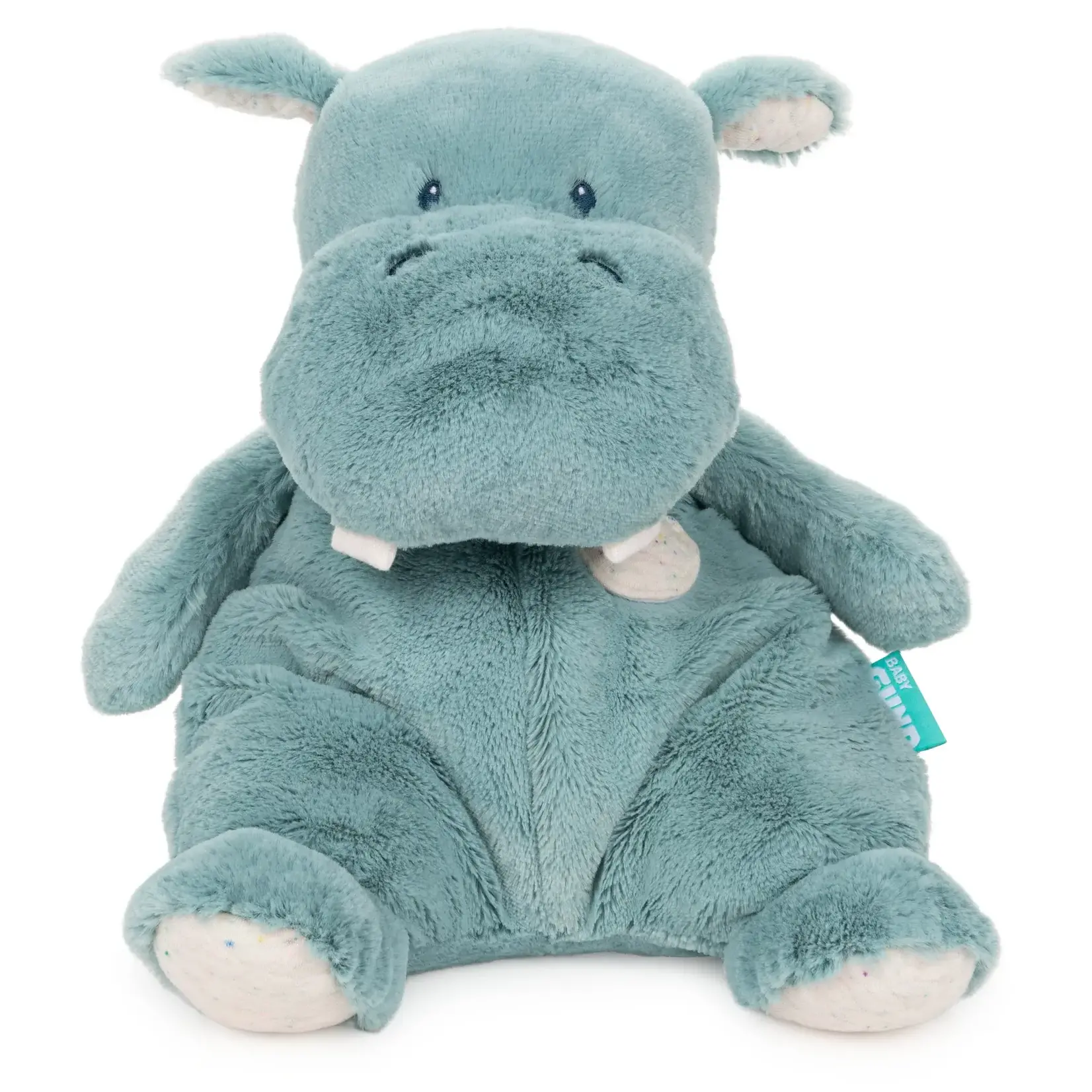 Gund Oh So Snuggly Hippo Plush, 12.5 in