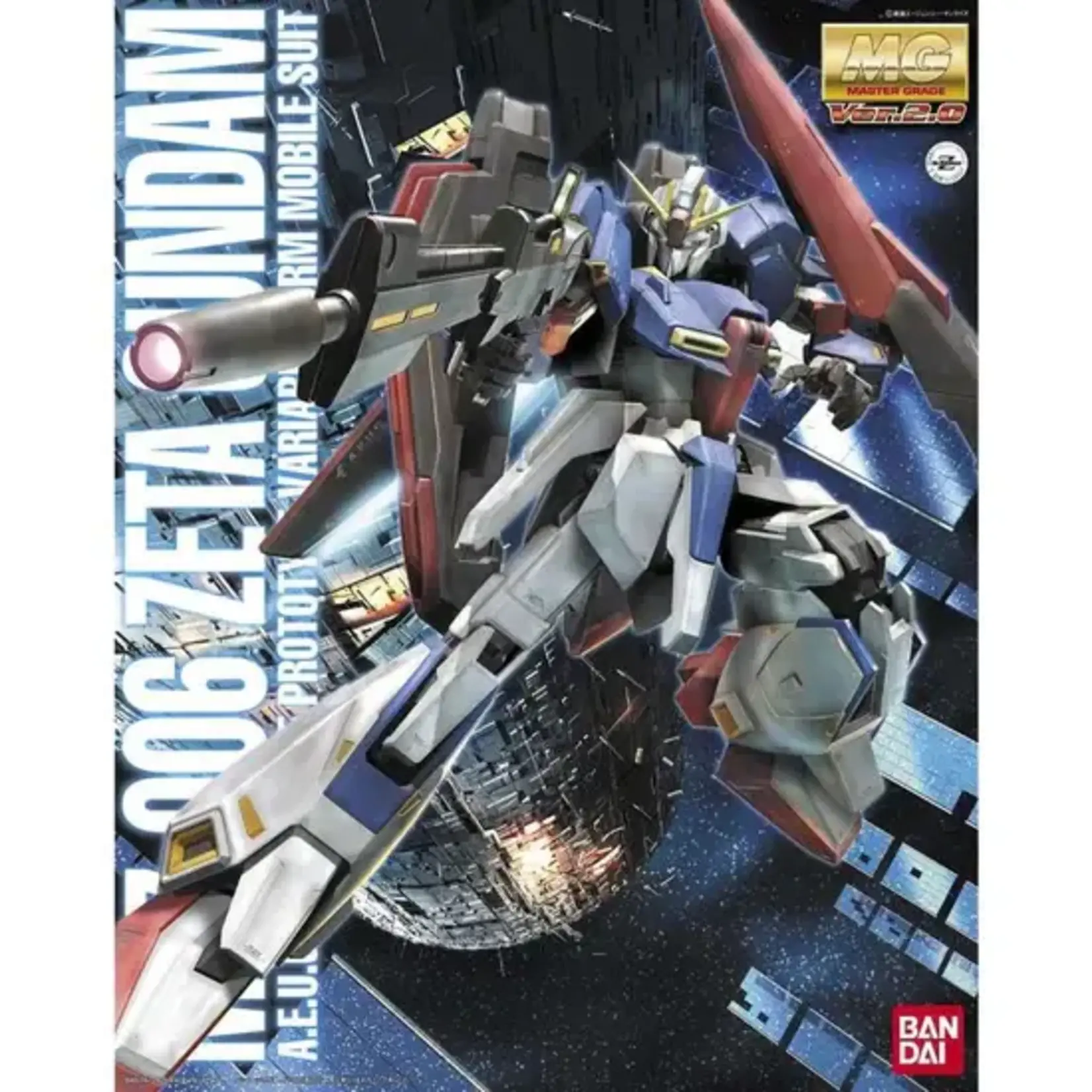 Bandai 1139597 MG 1/100 Zeta Gundam (Ver. 2.0) "Z Gundam"