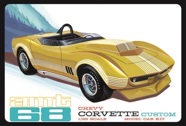1236 1/25 1968 Chev Corvette Custom