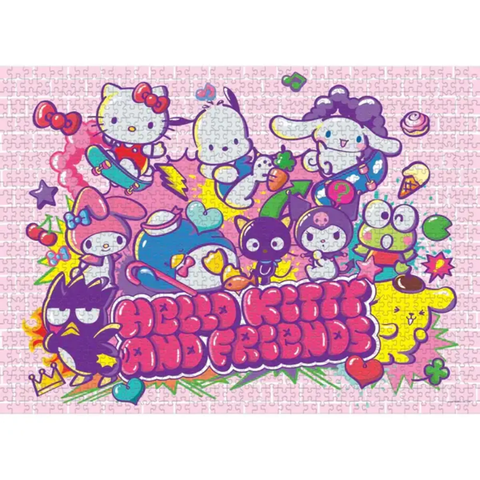 USAopoly Hello Kitty & Friends Tokyo Skate 1000 Piece Puzzle