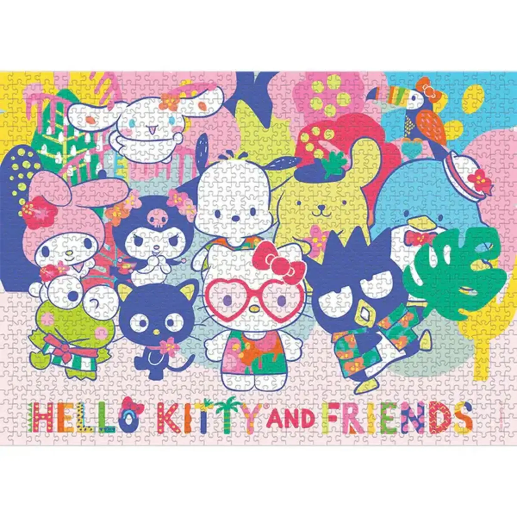 USAopoly Hello Kitty & Friends Tropical Times 1000 Piece Puzzle