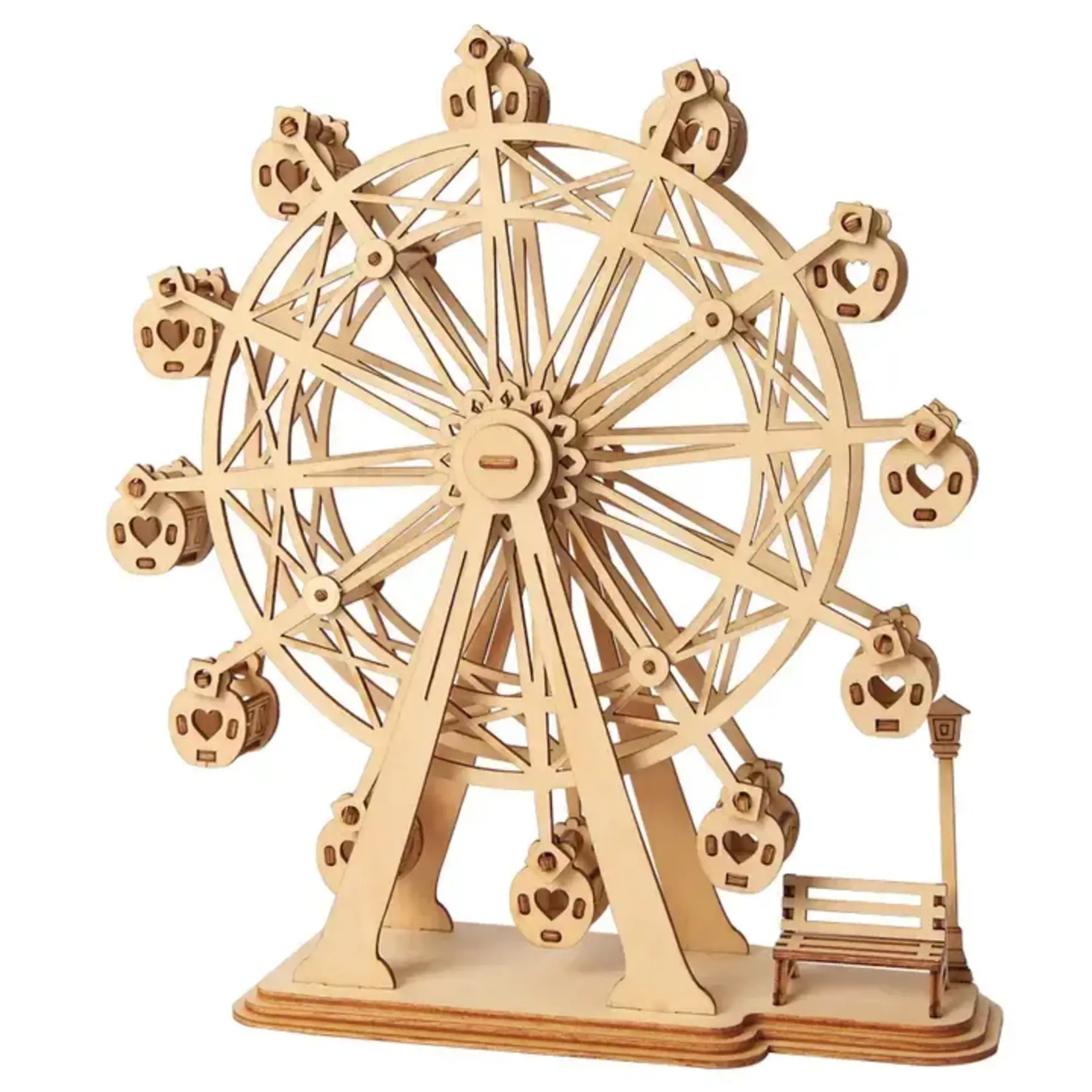 Hands Craft 3D Laser Cut Wooden Puzzle: Ferris Wheel