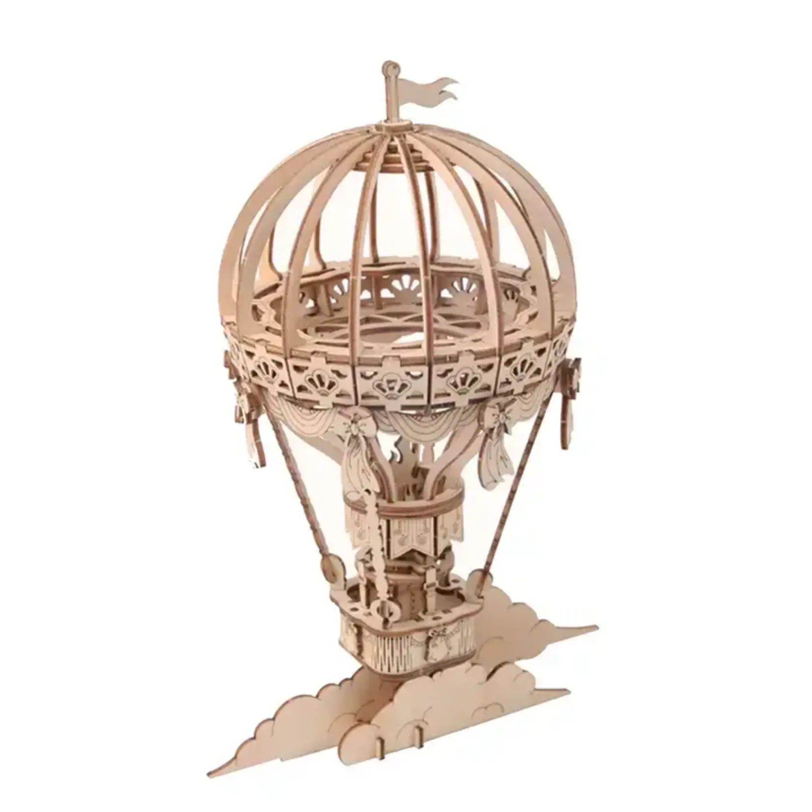 Hands Craft 3D Laser Cut Wooden Puzzle: Hot Air Balloon