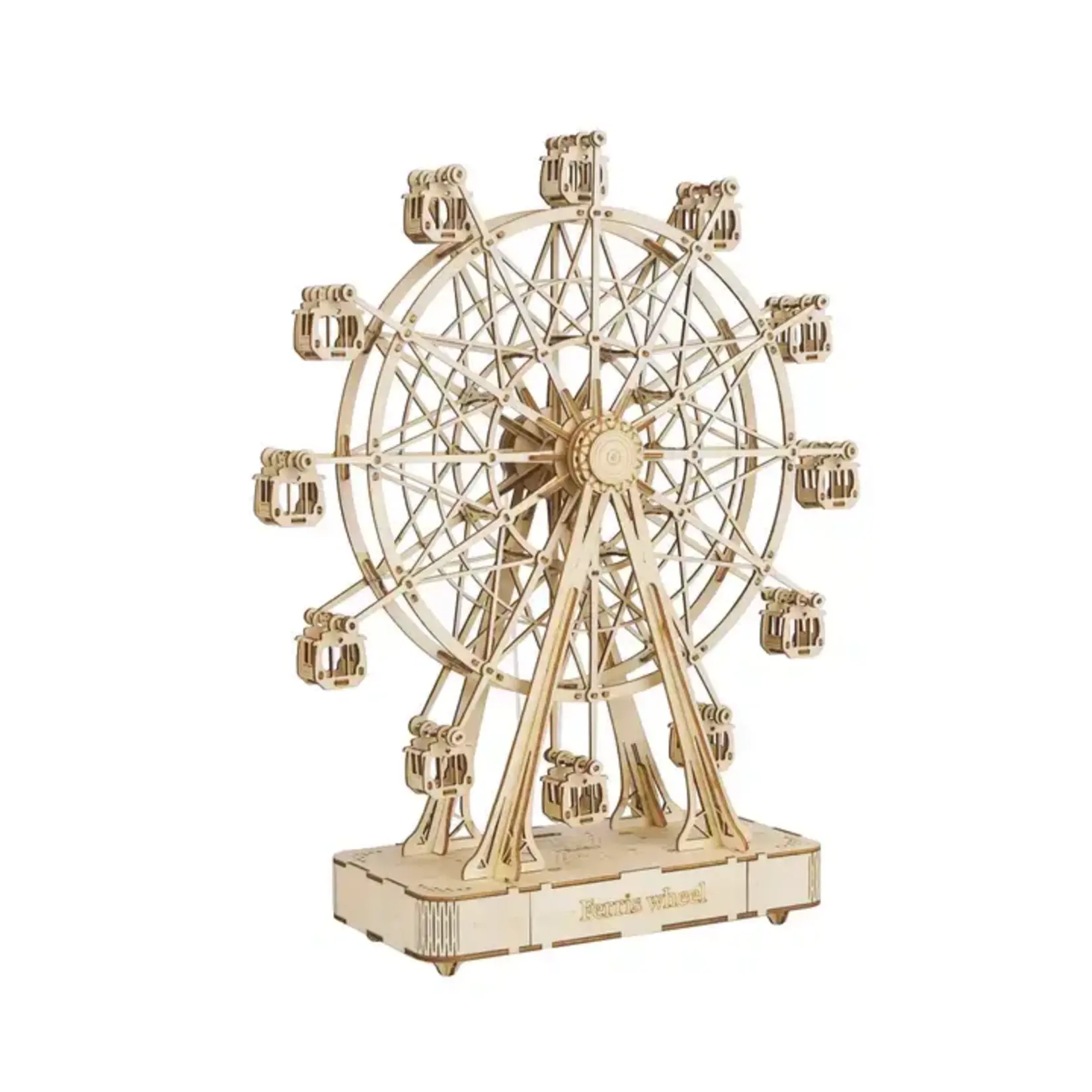 Hands Craft 3D Wooden Puzzle Music Box: Ferris Wheel