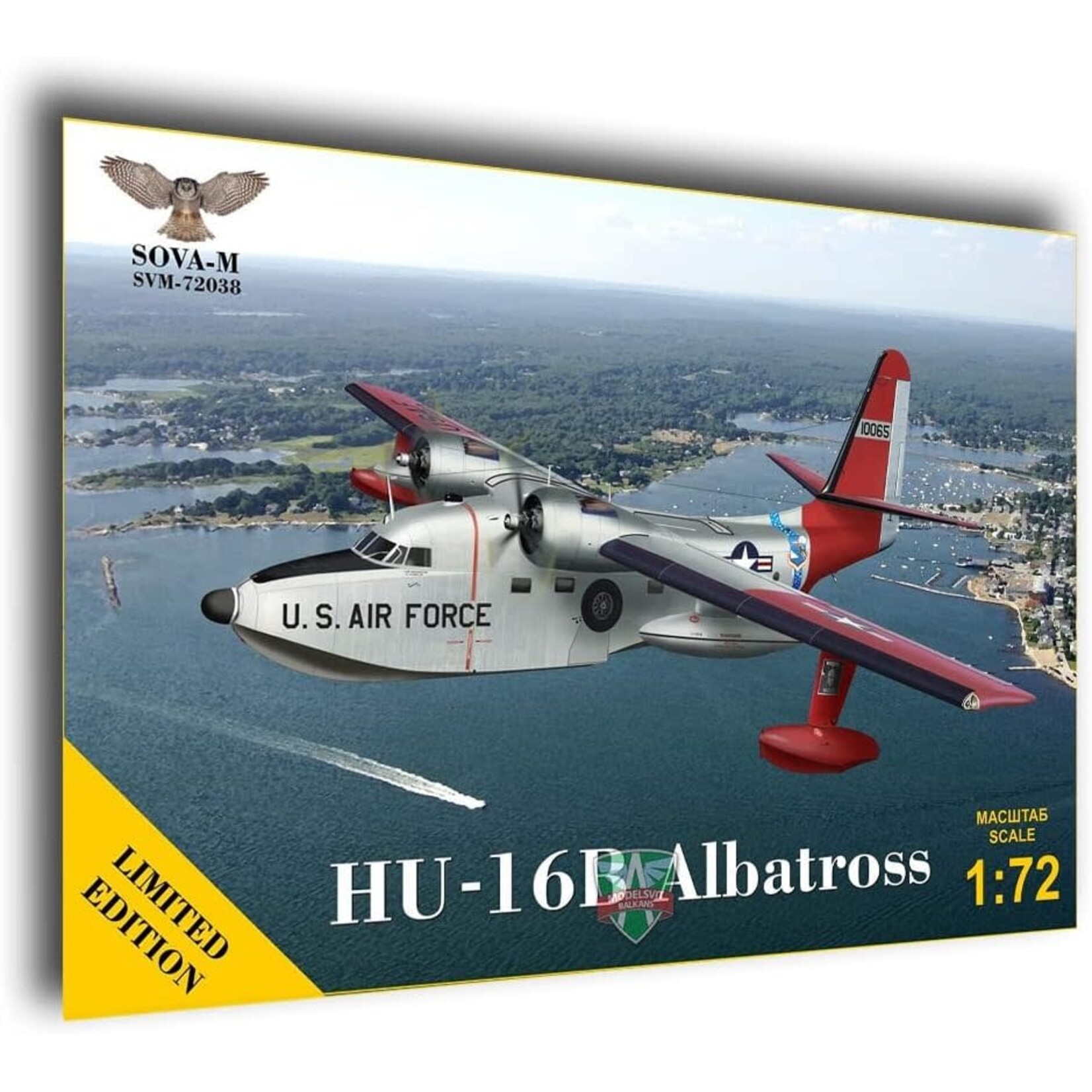 Sova 72038 1/72 HU-16B "Albatross" Flying Boat USAF Ver.