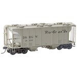 Kadee 8660 HO PS-2 Two Bay Hopper D&RGW 18333