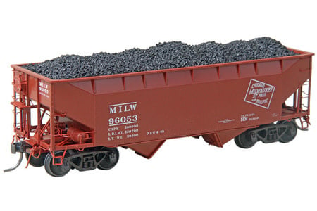 7258 HO 50 Ton 2 Bay Open Hopper Milwaukee 96053