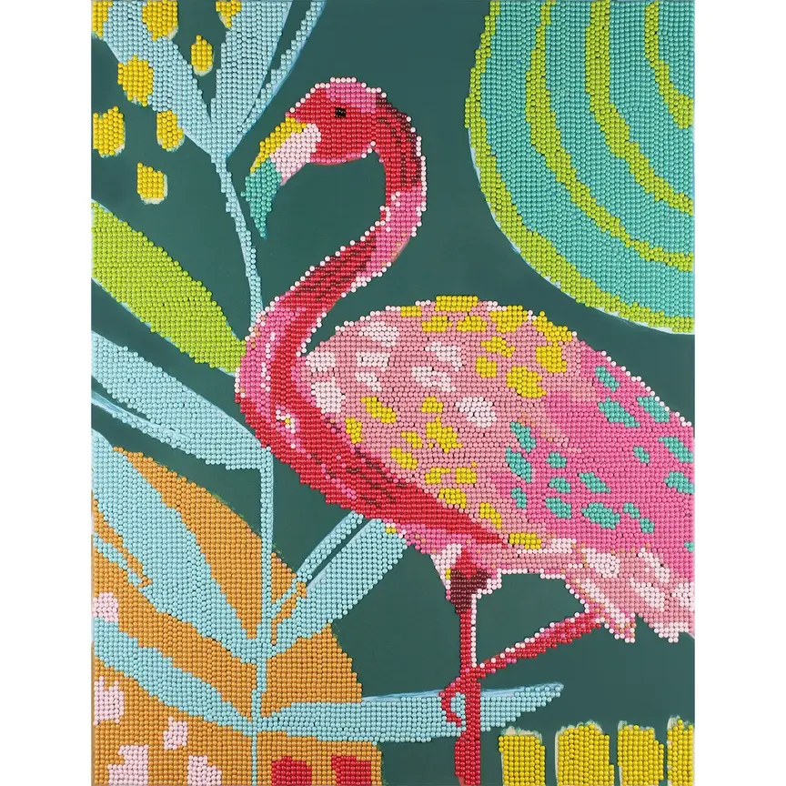 Safari Flamingo Diamond Art
