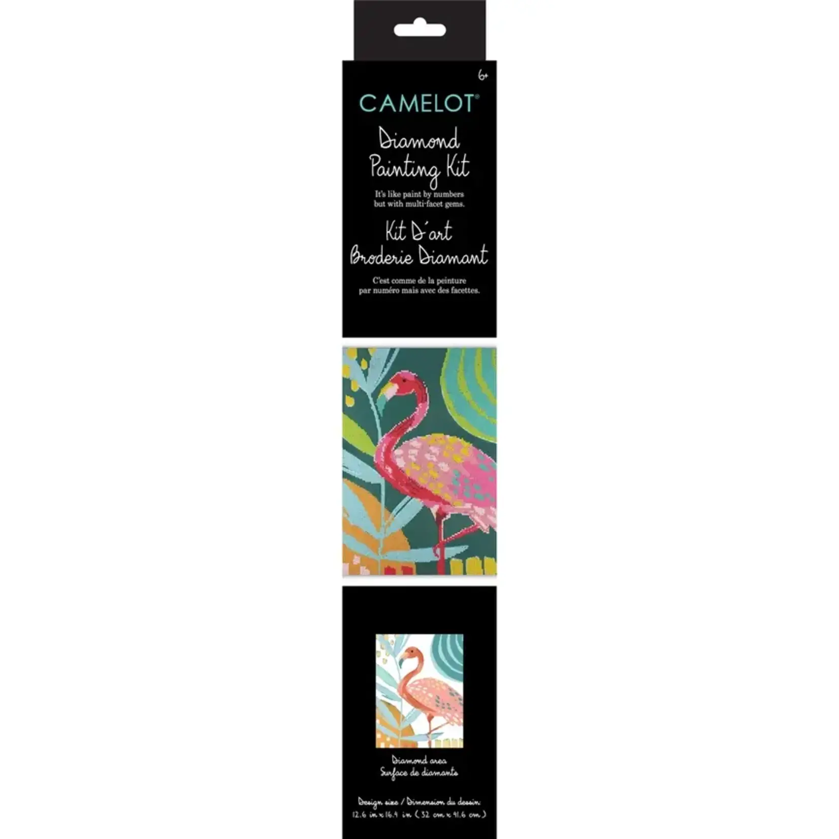 Camelot Safari Flamingo Diamond Art