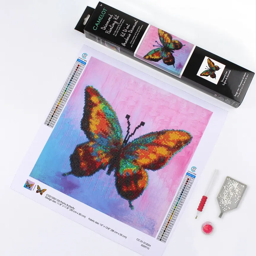 Pretty Butterfly Diamond Art