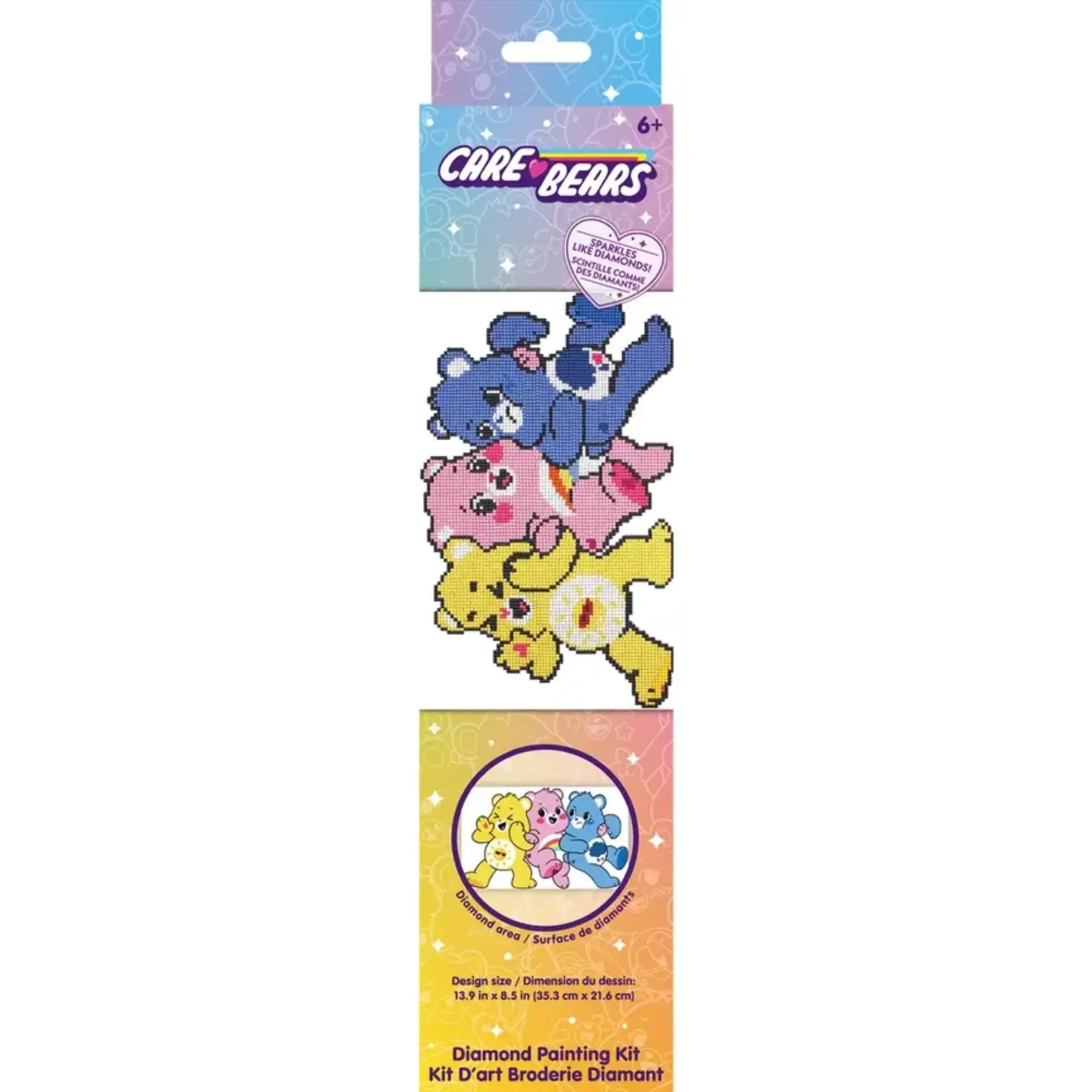Camelot Care Bears Group Hug Diamond Art