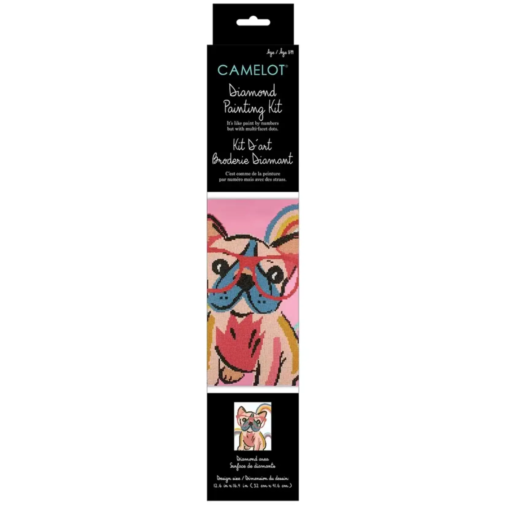 Camelot Cool Pop Puppy Diamond Art