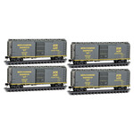 Micro Trains Line 98300233 N Western Pacific 233 - 4 Pack