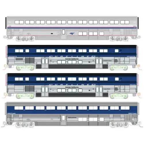 1069002 N Amtrak Pacific Surfliner 4-Car Add-On