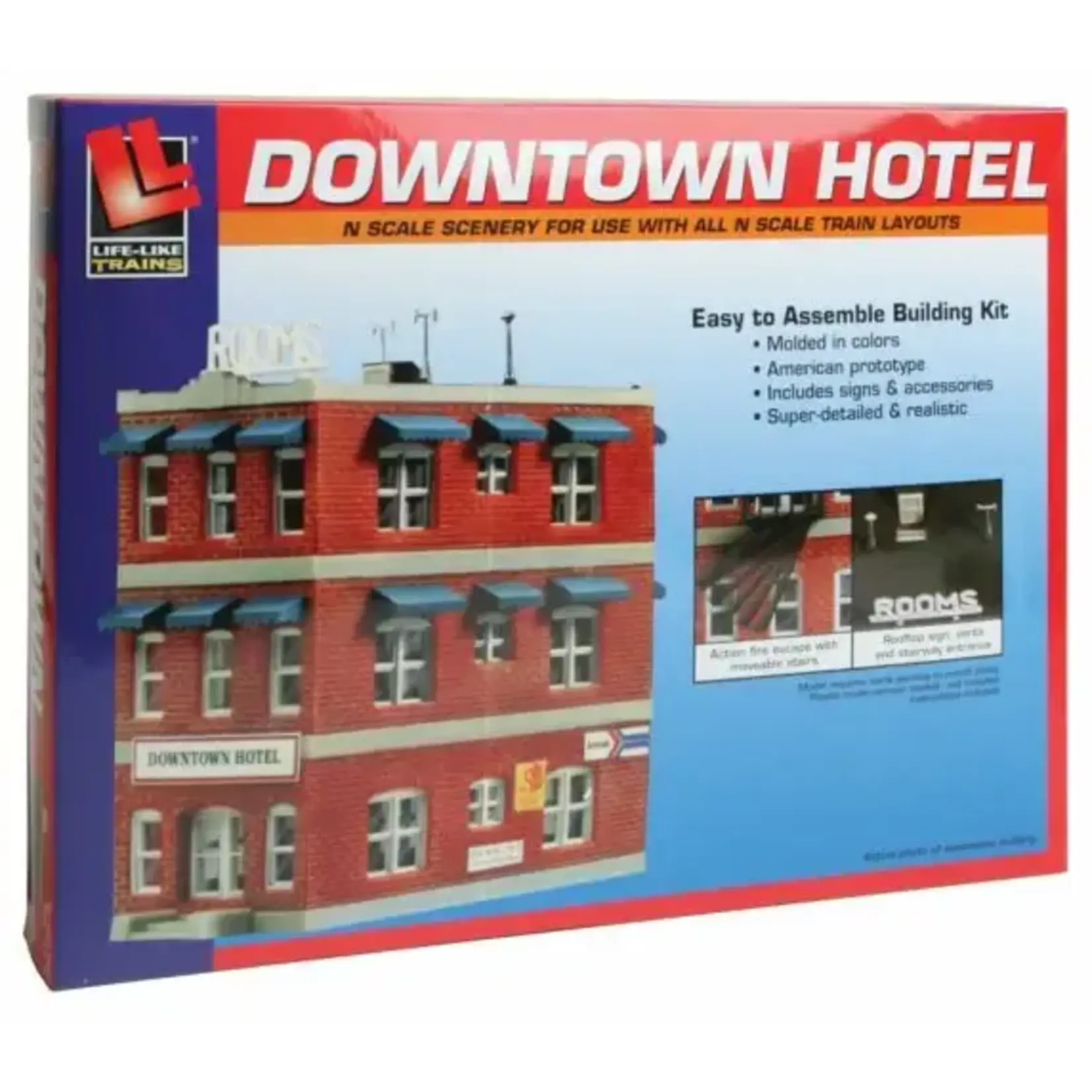 Life-Like 4337482 N Downtown Hotel Kit