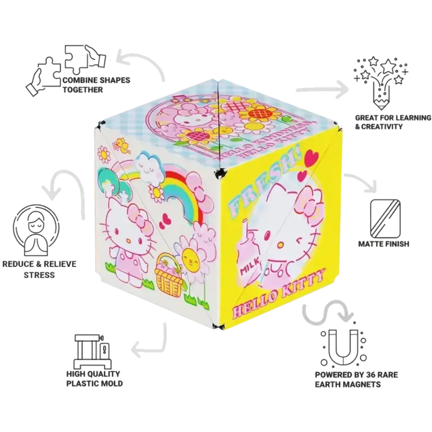 Fun In Motion SHAHK1GD Shashibo Hello Kitty Garden Doodle