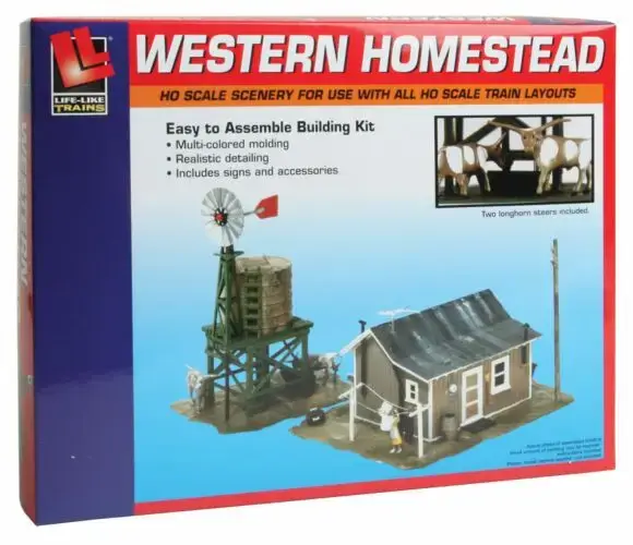 4331338 HO Western Homestead Kit