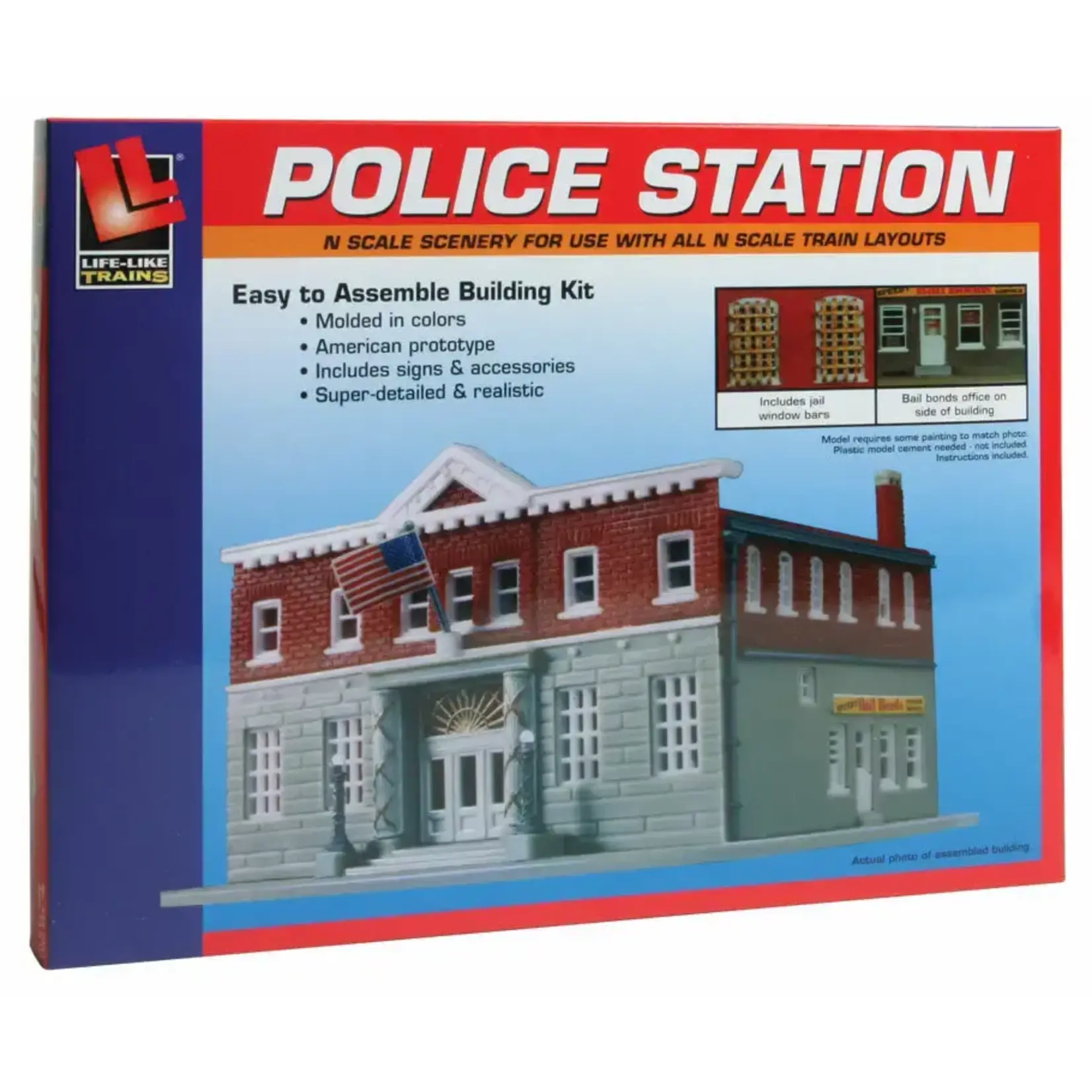 Life-Like 4337481 N 5th Precinct Police Station Kit