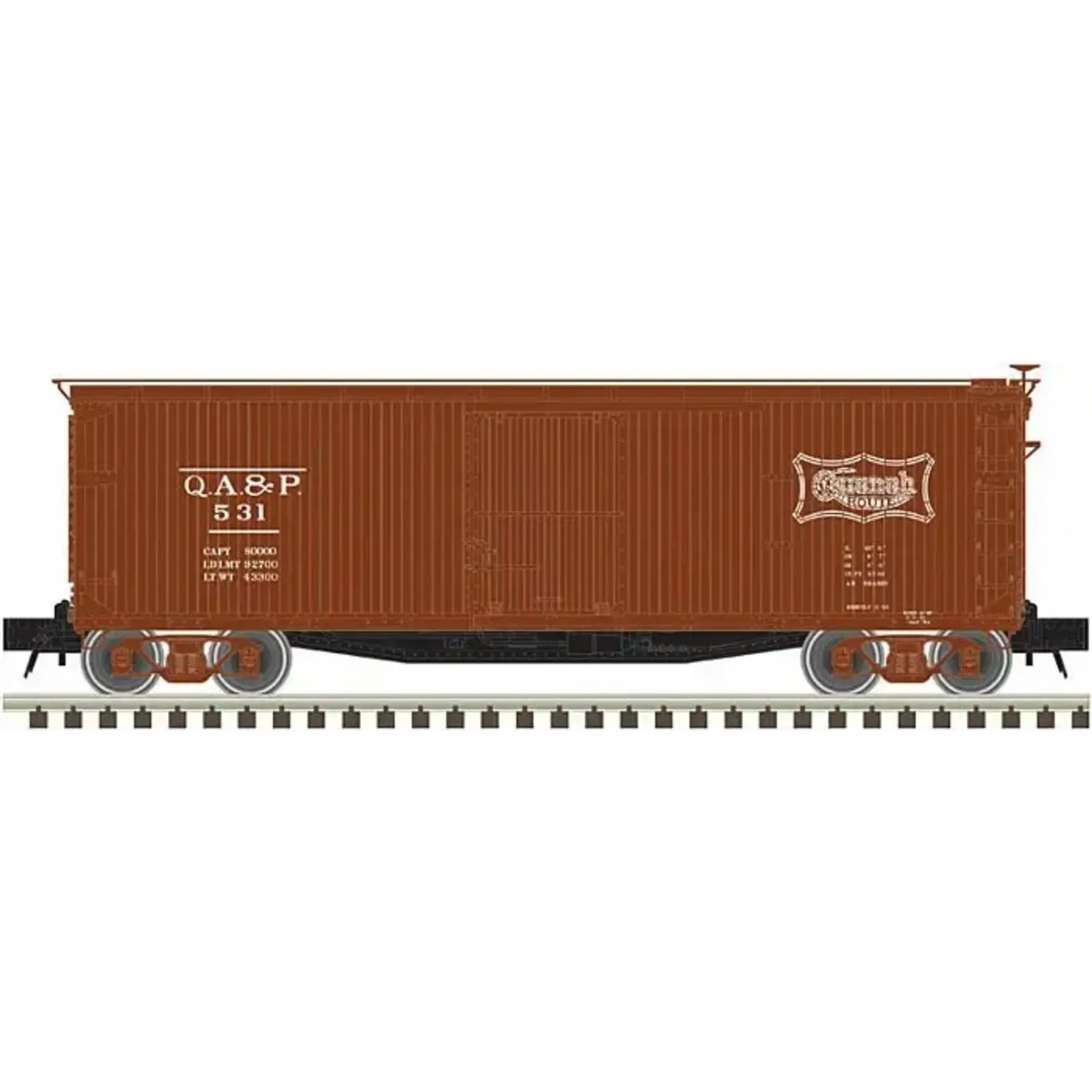 Atlas 50003191 USRA 40' Double Sheathed Wood Boxcar Quanah, Acme & Pacific #531