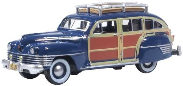 87CB42002 1942 Chrysler Town & Country Woody - South Sea Blue