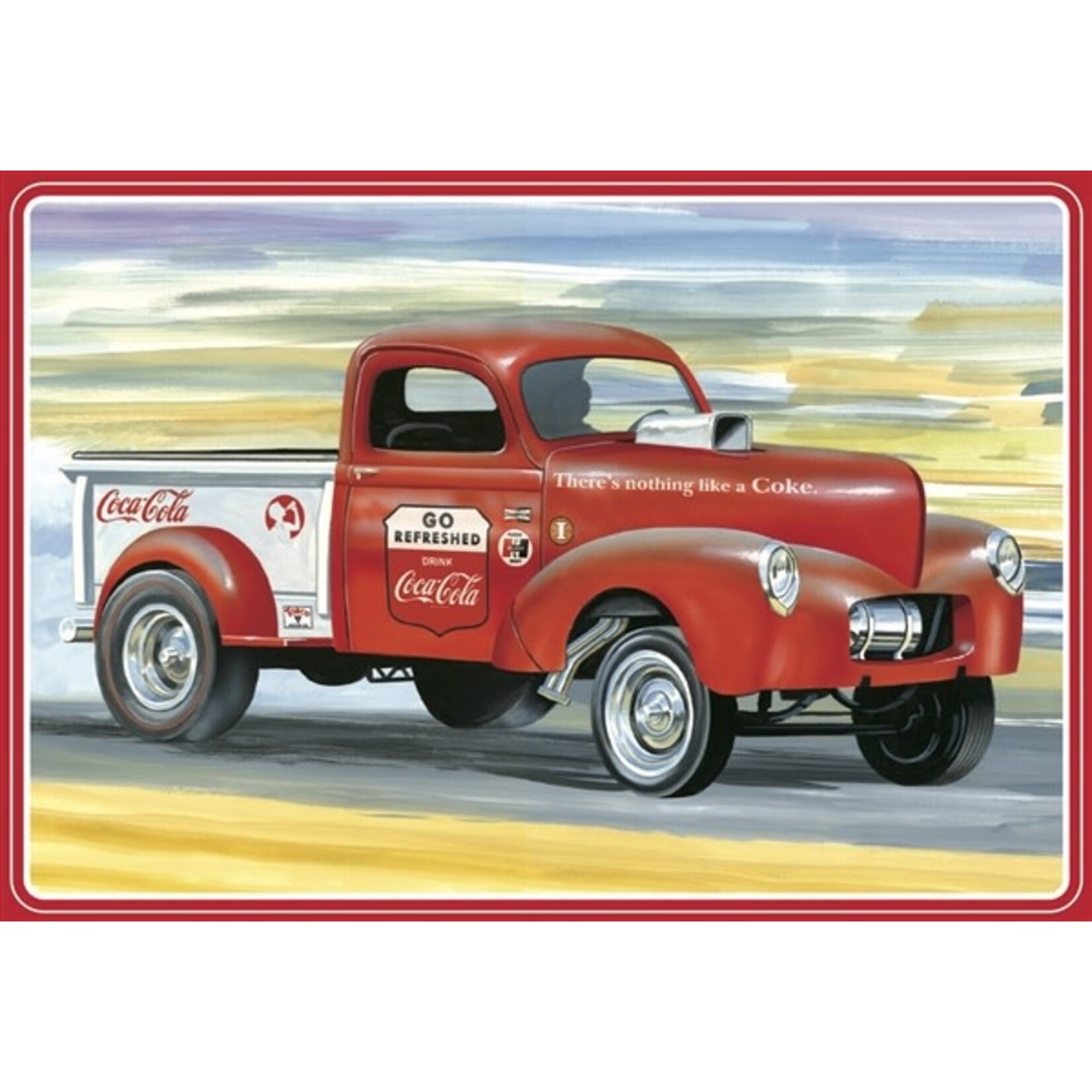 AMT 1145 1940 Willy's Pickup Gasser Coca Cola