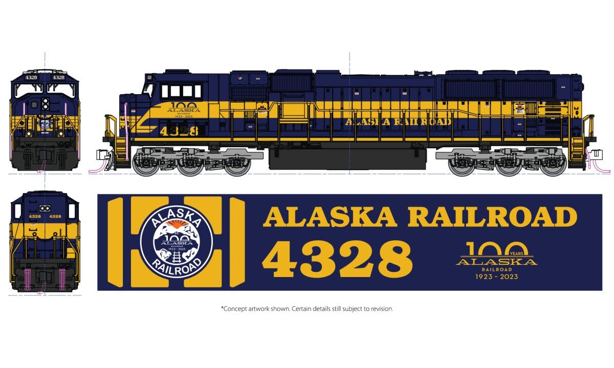 1766412 N SD70MAC Diesel Alaska #4328