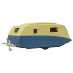 Oxford Diecast NCV002 Caravan - Blue / Cream